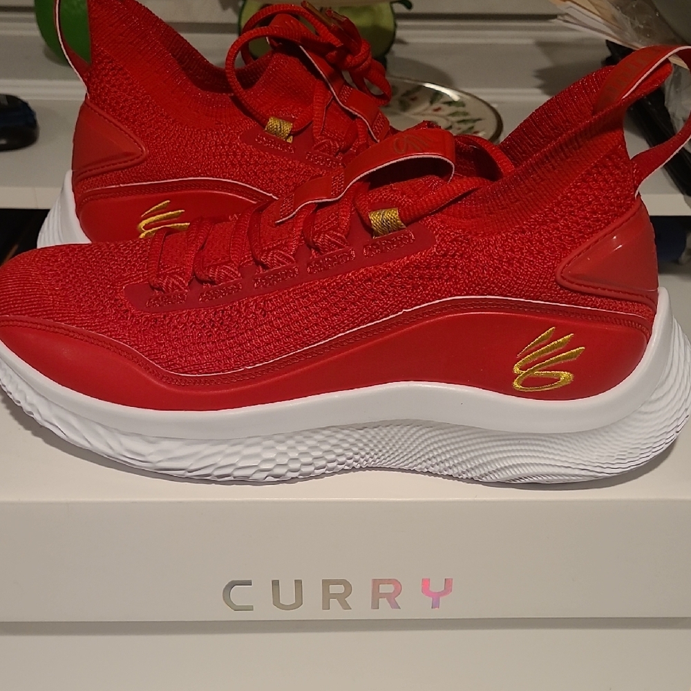 Under Armour Curry Red Sneakers